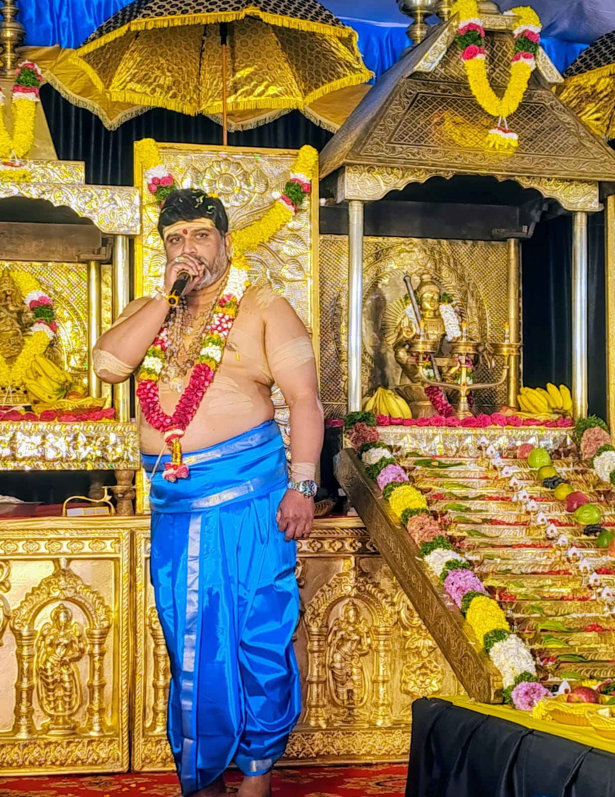 Guru Swamy at a devotional event